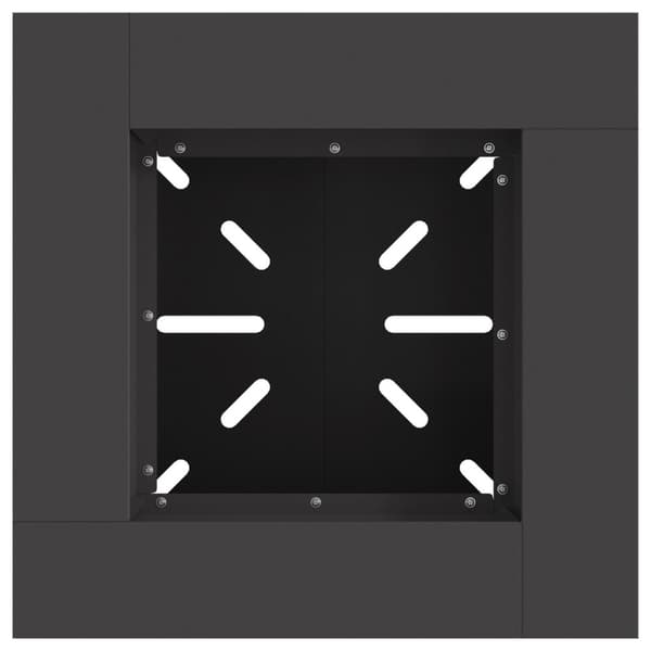 vidaXL Kallvalsat stål/Svart Kallvalsat stål Medioker Hållbar