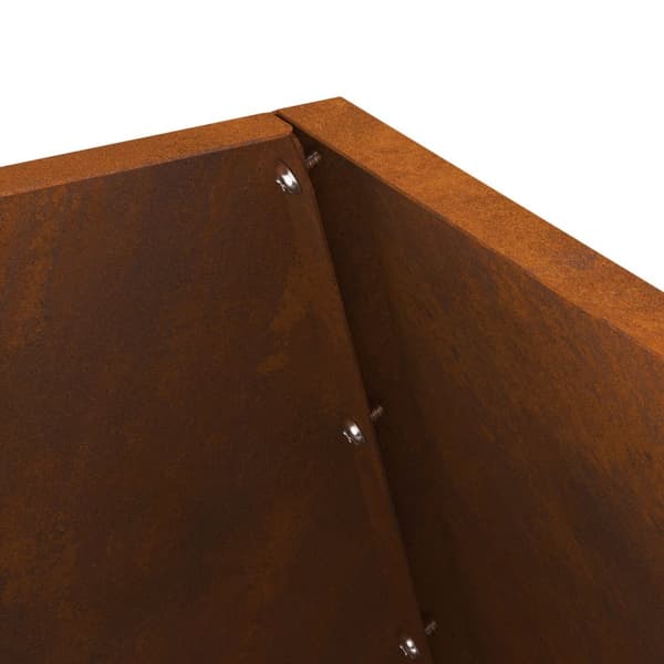 vidaXL Brennkrok 50x50x100 cm Værbestandig Stål