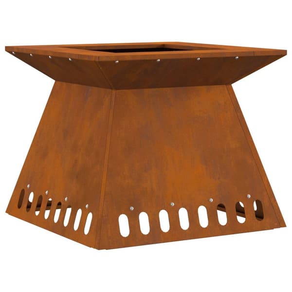vidaXL Ildegrop 48x48x40 cm Værbestandig Stål