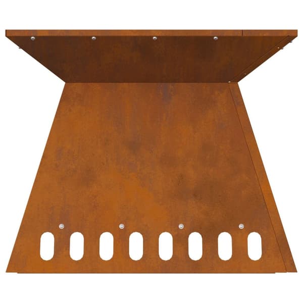 vidaXL Ildegrop 48x48x40 cm Værbestandig Stål