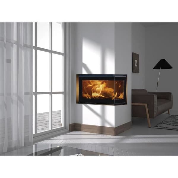 Vedspis - PANADERO - Höger vinkel Ekodesign - 5,9 kw - Klogs 50 cm