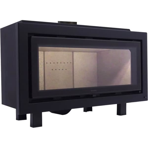 Vedeldad kamin - PANADERO - Vinkelmodul till vänster Ecodesign - 5,9 kw - Vedträn 50 cm