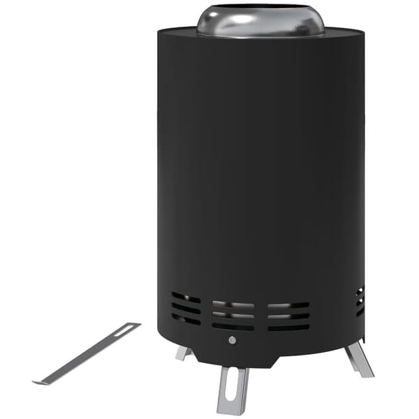 Rootz Fire Bowl Pise - Rökfria eldskal - Rostfritt stål eldstad - Robust & värmebeständig - Ø16x25cm