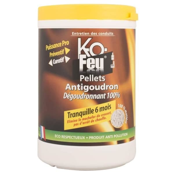 Antitjärspellets - KO FEU - Kofeu pellets 100% 800g - Specialpelletskamin - Miljövänlig
