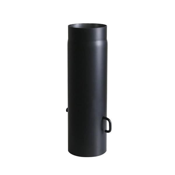 Kamino-Flam spisrör med dragnyckel Ø 150 mm, rak rörlängd 500 mm i Senotherm Lackat stål