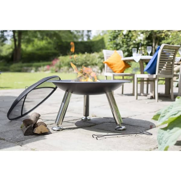 RedFire Eldfat Chicago svart stål 75 cm 85013