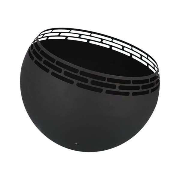 Esschert Design Eldkorg ränder svart