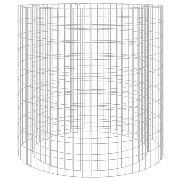 Gabion för eldstad Ø 100 cm galvaniserat järn