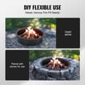 Miniatyrbillede 4 af 4: Fire Pit Ring, Kulstofstål, Nem Samling