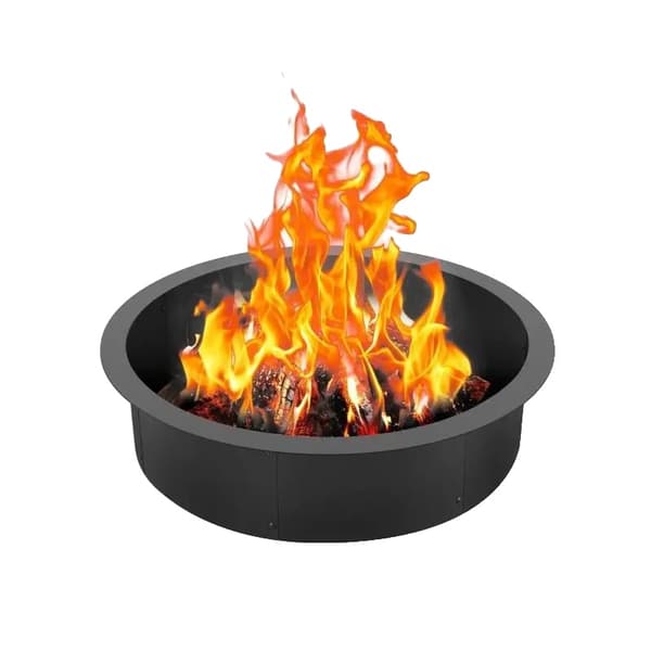 Fire Pit Ring, Kulstofstål, Nem Samling