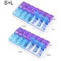 Miniatyrbild 3 av 11: Praktiskt Medicinask Tablettask Dosett (14 fack)