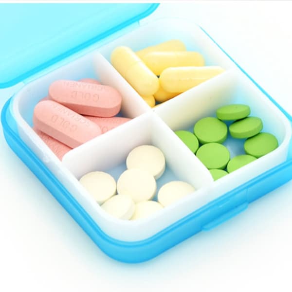 Lättanvänd Dosett Medicinask Tablettask
