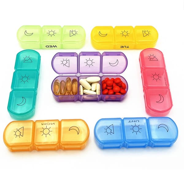 Dosett - Medicinask - 21 fack (Veckodosett)