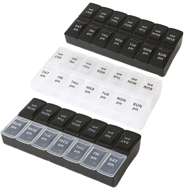 Praktiskt Dosett Medicinask Tablettask