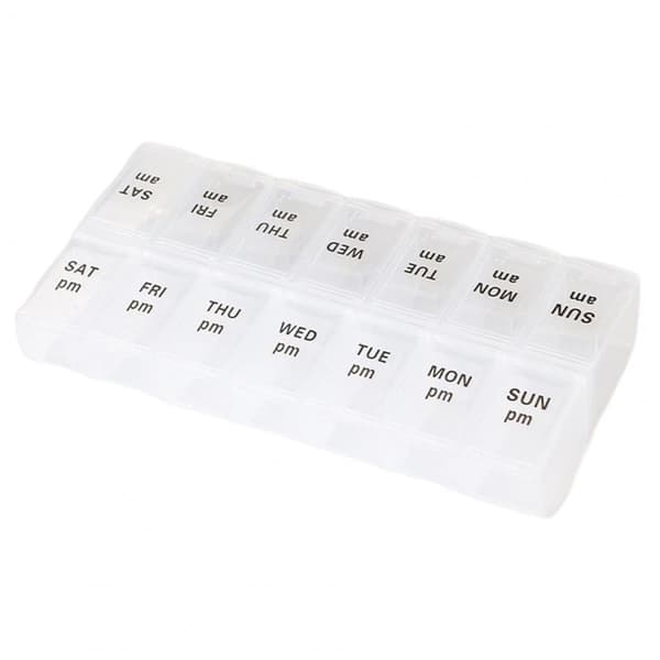 Praktiskt Dosett Medicinask Tablettask