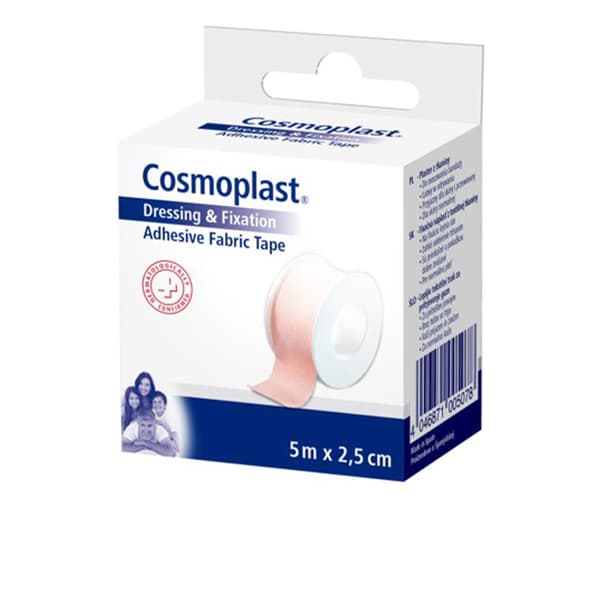 COSMOPLAST universal fabric tape roll 5 x 2.5 cm