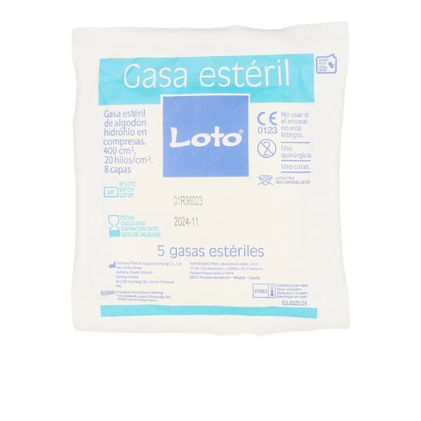 LOTO soft hydrophilic gauze 100% cotton 90 u