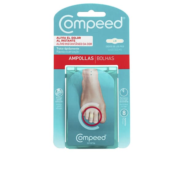 BLISTERS between toes feet 8 dressings