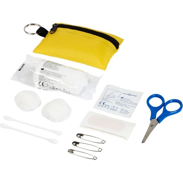 Valdemar Keyring First Aid Kit (Pack of 16) Yellow One Size