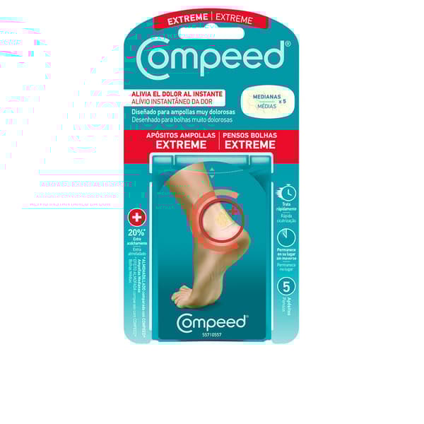 COMPEED extreme blisters 5 dressings