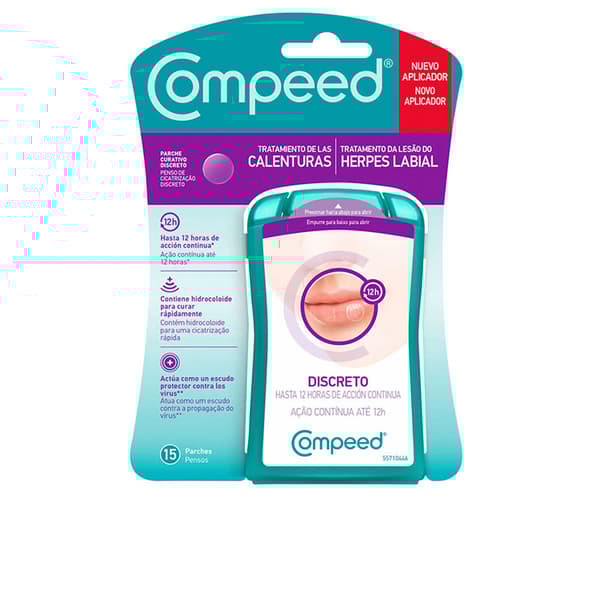 COMPEED Herpes labialis invisible patches 15 patches
