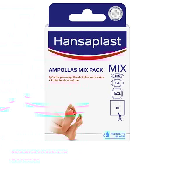 HANSAPLAST HP FOOT EXPERT MIX ampoules dressings 4 sizes 6 u