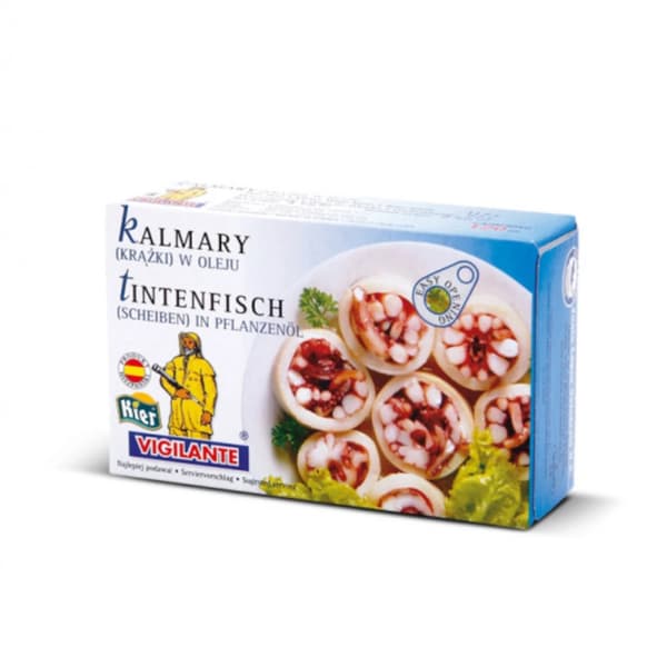 Kalmarirenkaat öljyssä 115 g