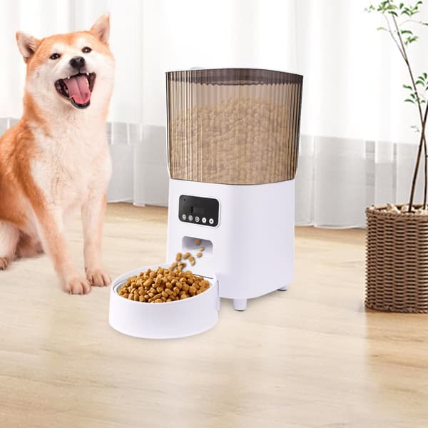 Automatisk husdjursmatare, 5L kapacitet, smart timer, lätt att rengöra