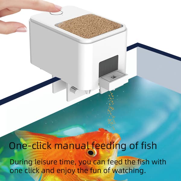 Automatisk Fiskmatare, 100ML Kapacitet, Appkontroll