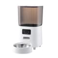 Miniatyrbillede 1 af 2: Automatisk kæledyrsdispenser, 5L kapacitet, stikdåse og batteribackup, trådløs forbindelse,HVID