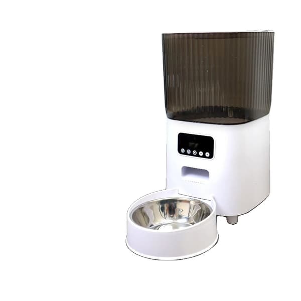 5L Pet Foder, Smart Kontrol, Stor Kapacitet,Enkelt skål knap, 5L