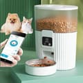 Miniatyrbillede 2 af 2: Smart Pet Foder, App Kontrolleret, Portionskontrol,HVID
