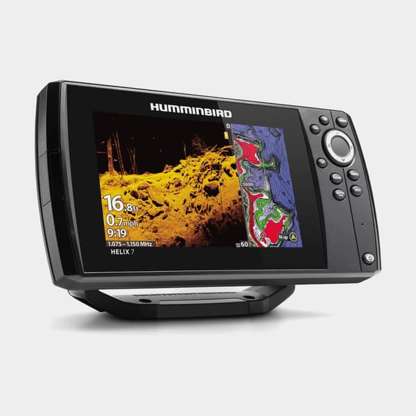 Plotter Humminbird HELIX 7 CHIRP MDI GPS G4, 7" + ekolodsgivare (CHIRP, DownScan)