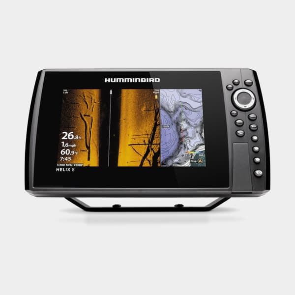 Plotter Humminbird HELIX 8 CHIRP MSI+ GPS G4N, 8" + ekolodsgivare (CHIRP, DownScan, SideScan, Live)
