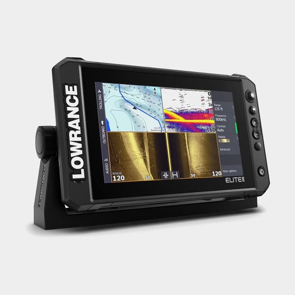 Plotter Lowrance Elite FS, 9" + Active Imaging 3-in-1 ekolodsgivare (CHIRP, DownScan, SideScan)