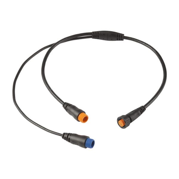 Garmin Y-cable, 12pin transducer + 8-pin transducer to 12 pin Sounder