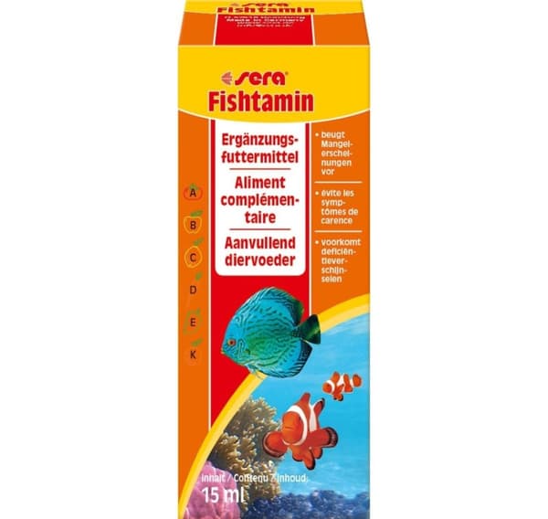 Fiskefoder SERA Fishtamin 15ml