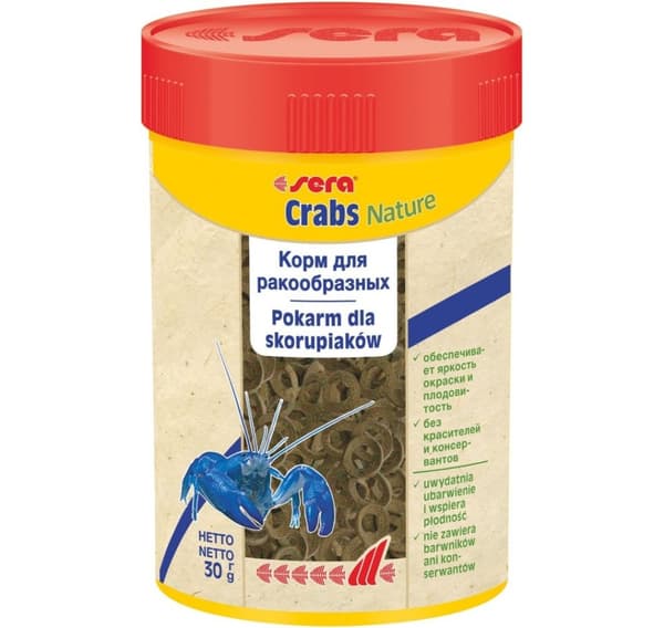 Fuldfoder Crabs Nature 100ml/30g, Sera