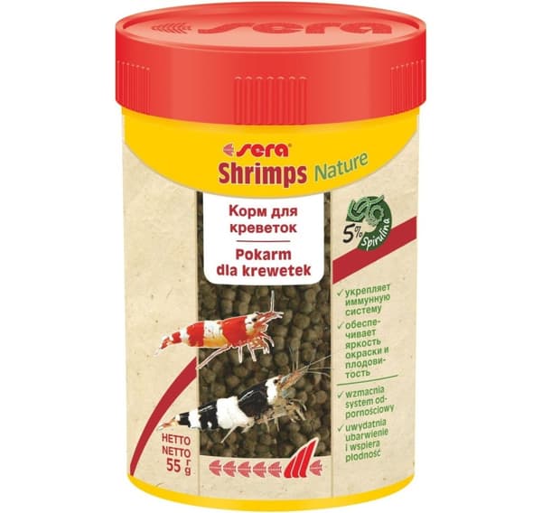 Fuldfoder Shrimps Nature 100ml/55g, Sera