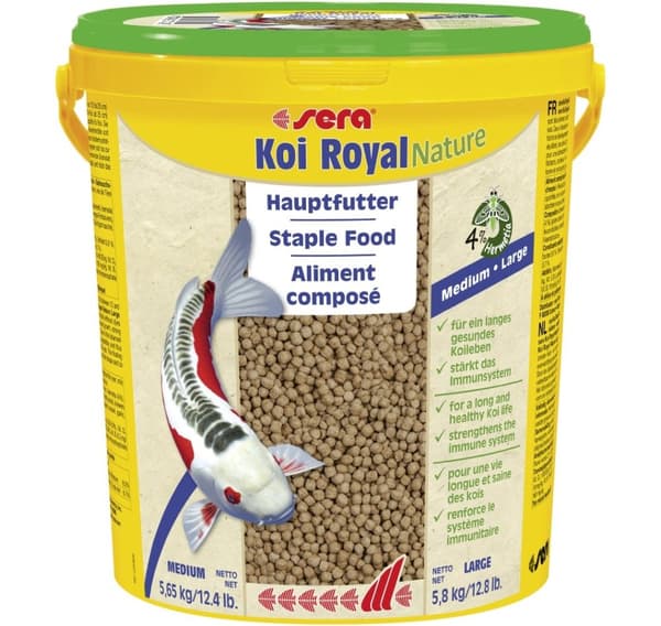 Fuldfoder Koi Royal Nature Large 21L/5,8kg, Sera