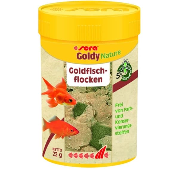 Fuldfoder til guldfisk Goldy Nature 100ml/22g, Sera