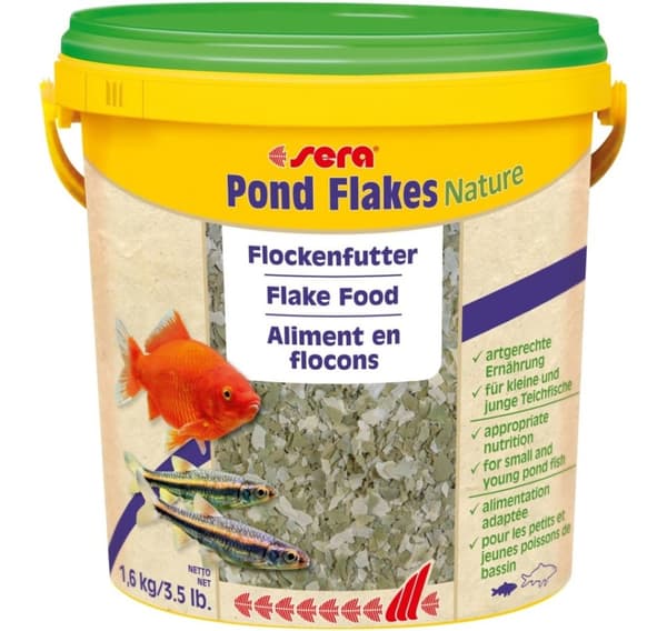 Complete feed Pond Flakes Nature 10L/1.6kg, Sera