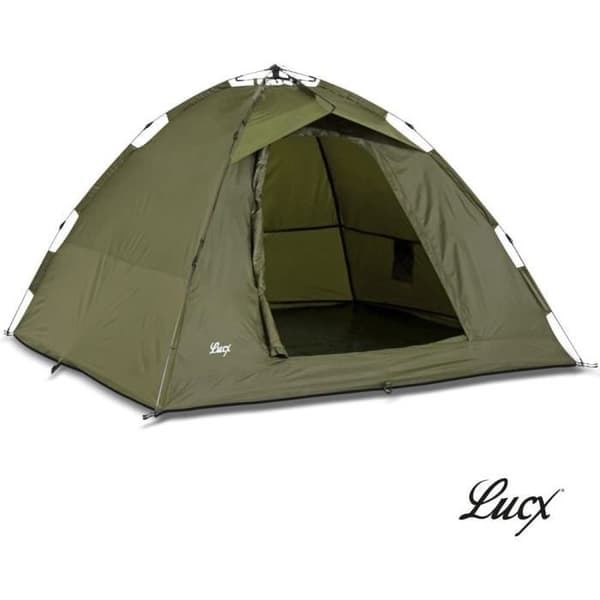 Lucx 1-2 personers karpfisketält olivgrönt 950 x 190 x 190 cm - LX-432L