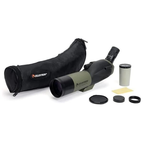 Celestron - Ultima 65 vinkelkikare - Zoomokular 18 till 55x65 mm - Flerbelagd optik för att observera fåglar, vilda djur