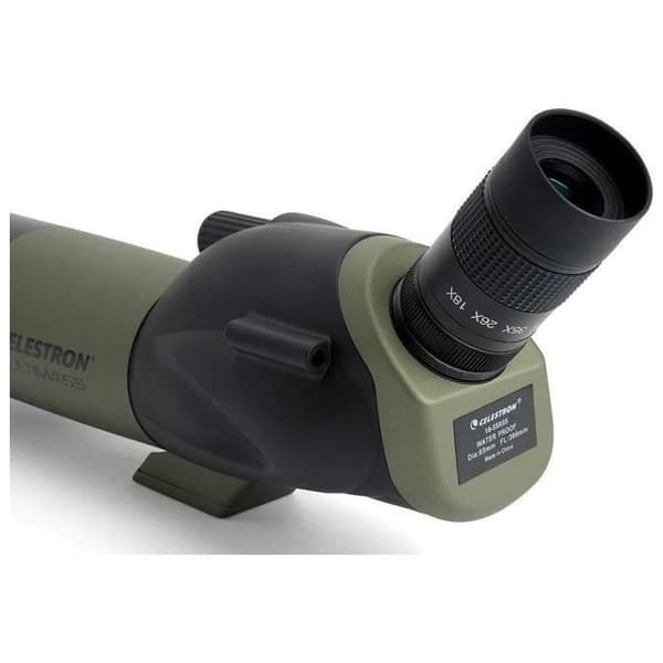 Celestron - Ultima 65 vinkelkikare - Zoomokular 18 till 55x65 mm - Flerbelagd optik för att observera fåglar, vilda djur