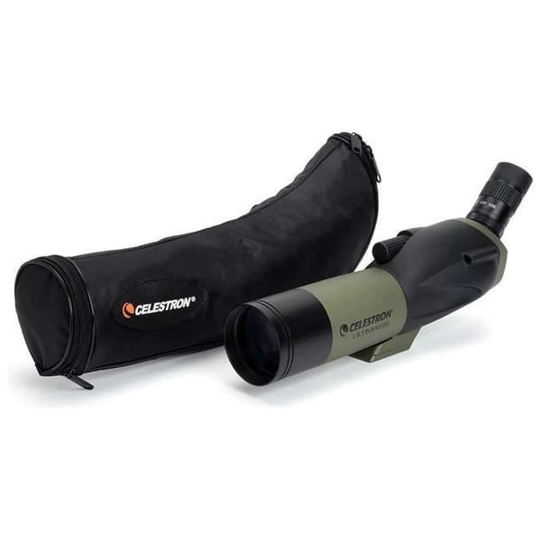 Celestron - Ultima 65 vinkelkikare - Zoomokular 18 till 55x65 mm - Flerbelagd optik för att observera fåglar, vilda djur