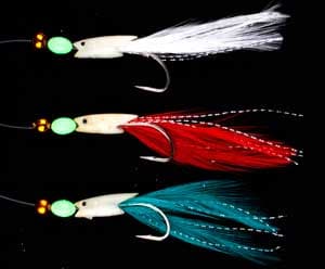 R.T. Rig6 Hokkai w/Flash and Mixed Feathers 3 #2 Silver Hook