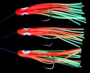 R.T. Rig10 Octopus 10cm Red/Yellow 0.60mm 2 #3/0 Hooks