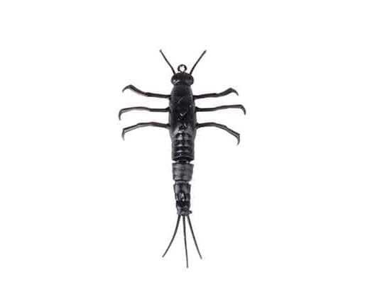 SG 3D TPE Mayfly Nymph 5cm 2.5g 1pcs 04-Black