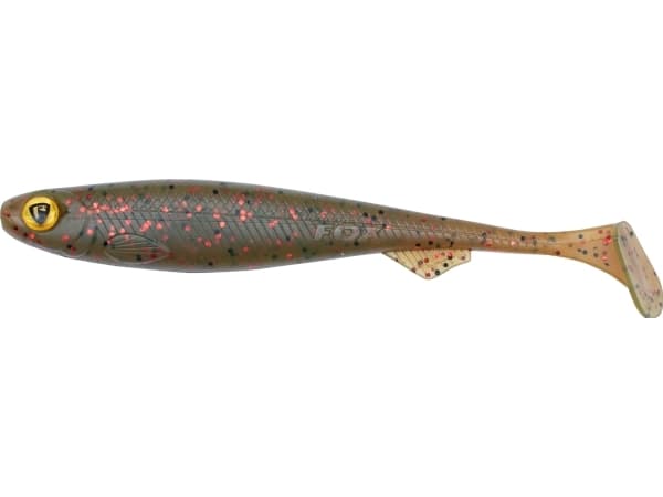 Fox Rage Ultra UV Slick Shad - 13cm Motor Oil (UV) (NSC003)